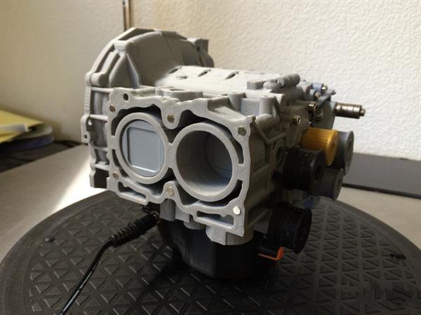 你见过3D打印汽车引擎么 斯巴鲁EJ20全功能四缸引擎3D打印模型亮相