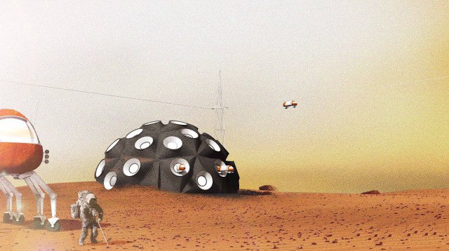 移居火星又近一步 3D打印火星城市原型将呈现_e键打印服务公司