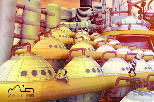 移居火星又近一步 3D打印火星城市原型将呈现_e键打印服务公司