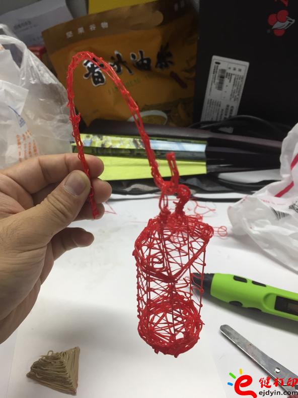 [内附美图]第一次3D打印笔DIY作品之毛毡鸟巢
