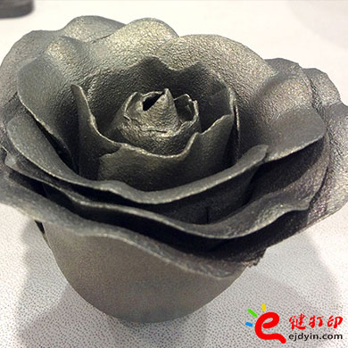 3D打印金属花朵工艺品