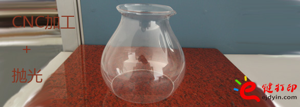 亚克力（PMMA）透明手板CNC加工2