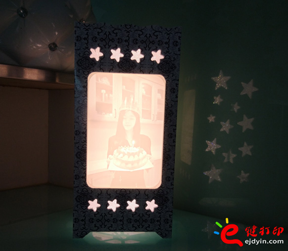 3D打印浮雕台灯1